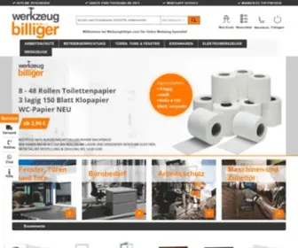 WerkZeugbilliger.com(Gerät) Screenshot