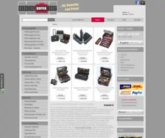 WerkZeugkoffer-Shop.de(Parat Werkzeugkoffer) Screenshot