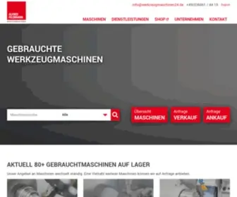 WerkZeugmaschinen24.de(Ihr Partner für gebrauchte Maschinen) Screenshot