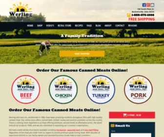 Werlingandsons.com(Werling & Sons Inc) Screenshot