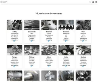 Wermac.org(Explore the World of Piping) Screenshot