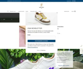 Werner-Schuhe.com(Die Marke WERNER 1911 hat einen klaren Fokus) Screenshot