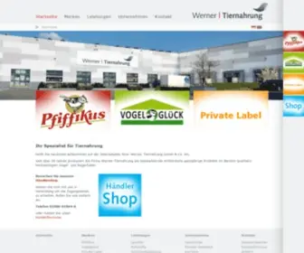 Werner-Tiernahrung.de(Werner Tiernahrung GmbH & Co) Screenshot