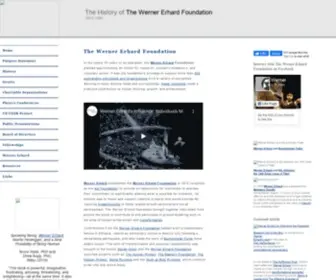 Wernererhardfoundation.org(Werner Erhard's Charitable Organizations) Screenshot