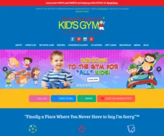 Werockthespectrumkansascity.com(Kids Gym Indoor Playground) Screenshot