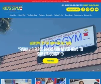 Werockthespectrumkidsgym.com(Kids Indoor Play Gym) Screenshot