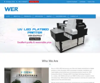 Werprinters.com(Digital Printing Equipment Manufacturer) Screenshot