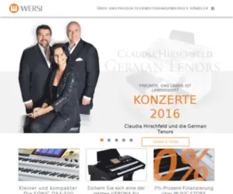 Wersi.net(Orgeln made in Germany) Screenshot