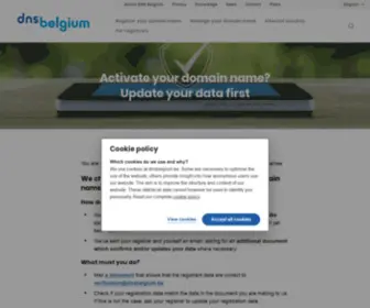 Wersibelgium.be(Update your data first) Screenshot