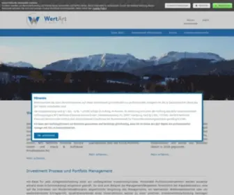 Wertartcapital.com(WertArt Capital) Screenshot