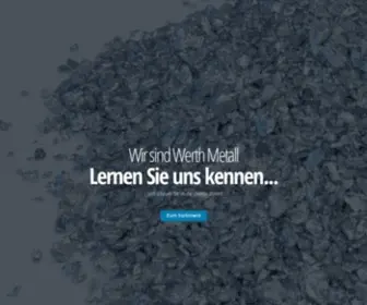 Werth-Metall.de(Werth Metall) Screenshot