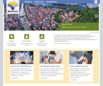 Wertheim.de(Startseite) Screenshot