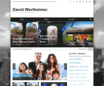 Wertheimer.com(David Wertheimer) Screenshot