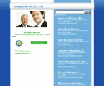Wertpapierrecht.com(Wertpapierrecht) Screenshot