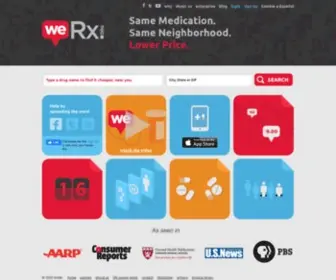 Werx.org(Compares prescription prices across all pharmacies in your neighborhood and) Screenshot