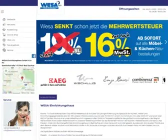 Wesa-Einrichtungshaus.de(Startseite) Screenshot