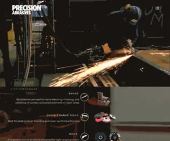 Wesand.com(Quality Abrasives for Precision Work) Screenshot