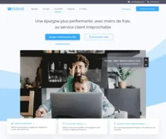 Wesave.fr(La gestion d’épargne digitale pour votre patrimoine) Screenshot