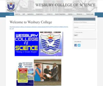 Wesburycollege.com(Wesbury College of Science) Screenshot