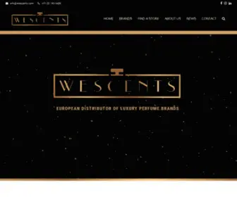 Wescents.com(Official distributor of (ultra) niche perfume brands) Screenshot