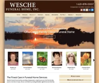 Weschefh.com(Wesche Funeral Home) Screenshot