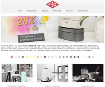 Wesco-INT.com(Official website en webshop) Screenshot