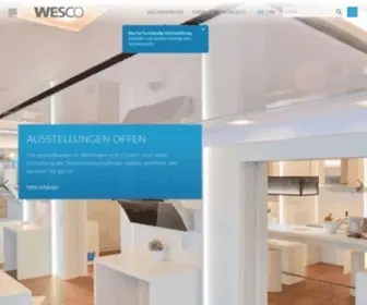 Wesco.ch(Lüftung & Filtration) Screenshot