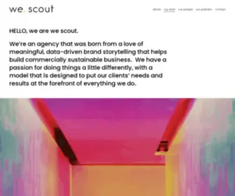 Wescout.com.au(We scout) Screenshot