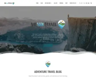 Weseektravel.com(We Seek Travel) Screenshot