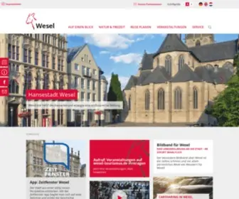 Wesel-Tourismus.de(Wesel entdecken) Screenshot