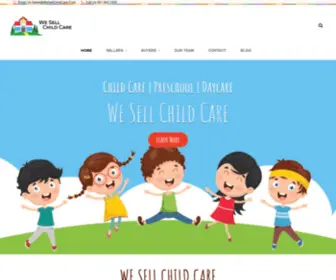 Wesellchildcare.com(Child Care Sales and Acquisitions) Screenshot