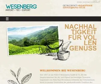 Wesenberg-Tee.de(Wesenberg) Screenshot