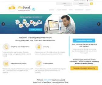 Wesend.com(Sending) Screenshot