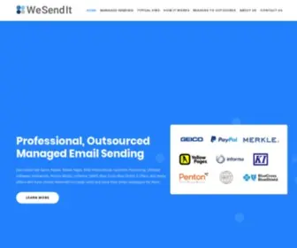 Wesendit.email(Managed Sending and Concierge Email Campaign Performance Management) Screenshot