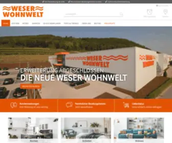 Weser-Wohnwelt.de(WESER WOHNWELT) Screenshot