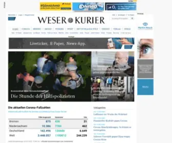 Weserkurier.de(Nachrichten aus Bremen und Niedersachsen) Screenshot