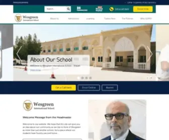 Wesgreeninternationalschool-Sharjah.com(British Curriculum School in Sharjah) Screenshot