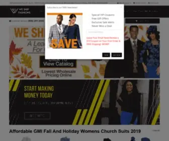 Weshipfashions.com(Wholesale Church Suits) Screenshot