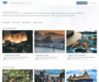 Wesidetrip.com(Find your next adventure) Screenshot