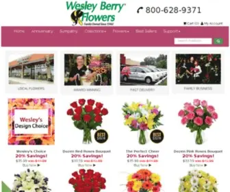 Wesleyberryflowers.com(Wesley Berry Flowers) Screenshot