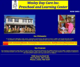 Wesleydaycare.com(Wesley Day Care) Screenshot