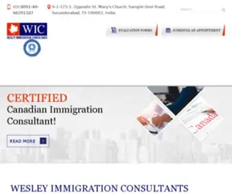 Wesleyimmigration.com(Wesley immigration) Screenshot