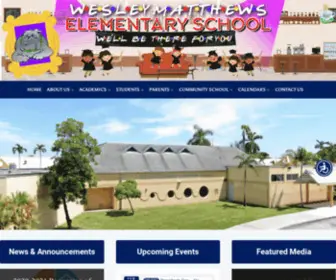 Wesleymatthewses.net(Wesley Matthews Elementary) Screenshot