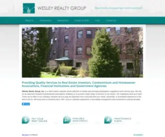 Wesleyrealty.com(Wesley Real Estate Group) Screenshot