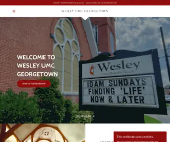 WesleyumcGeorgetown.org(Wesley UMC) Screenshot