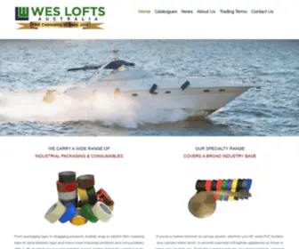 Weslofts.com.au(Wes Lofts Australia) Screenshot