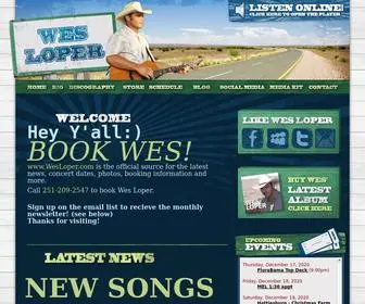 Wesloper.com(Wes Loper) Screenshot