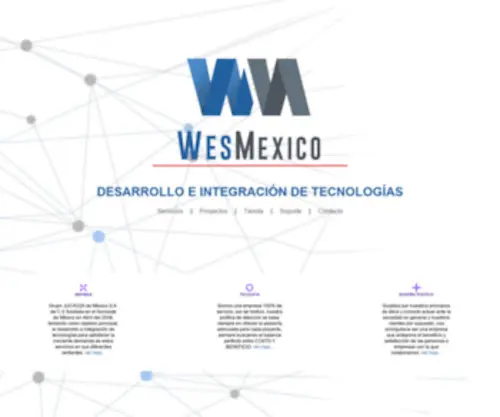 Wesmexico.com(Wireless Engine Services) Screenshot