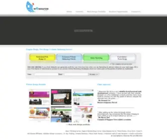 Wesourze.com(Web Design Singapore) Screenshot