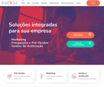 Wesow.com.br(Prospecção B2B e Pré) Screenshot